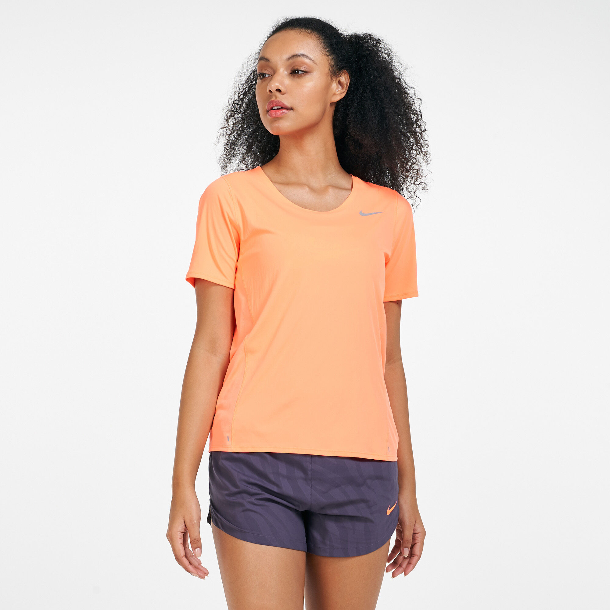 Women s City Sleek Running T Shirt Orange Nike in Qatar SSS