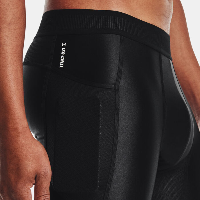 Under Armour Men's UA Iso-Chill Tights Black Under Armour Men's UA Iso-Chill Tights Black image number 3