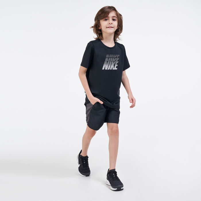 Nike Kids' Dri-FIT Breathe T-Shirt Black Nike Kids' Dri-FIT Breathe T-Shirt Black image number 2