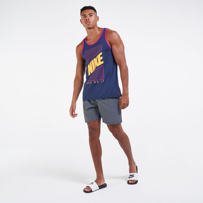 Nike Swim Men's 7-Inch Vital Volley Shorts yellow image number 2