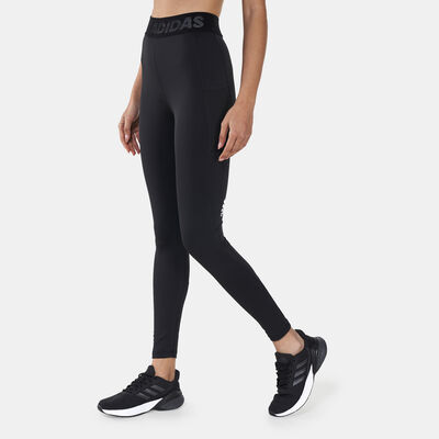 adidas Women's Techfit Badge Of Sport Leggings Black adidas Women's Techfit Badge Of Sport Leggings Black