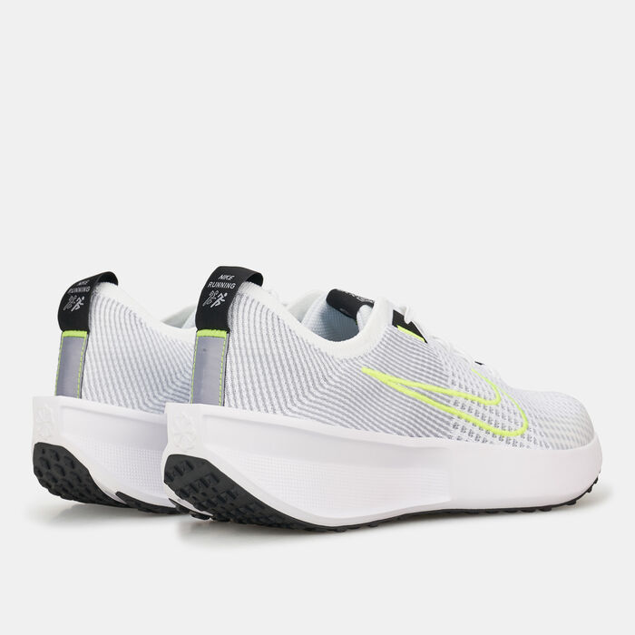 Nike Men's Interact Run Road Running Shoes White image number 2