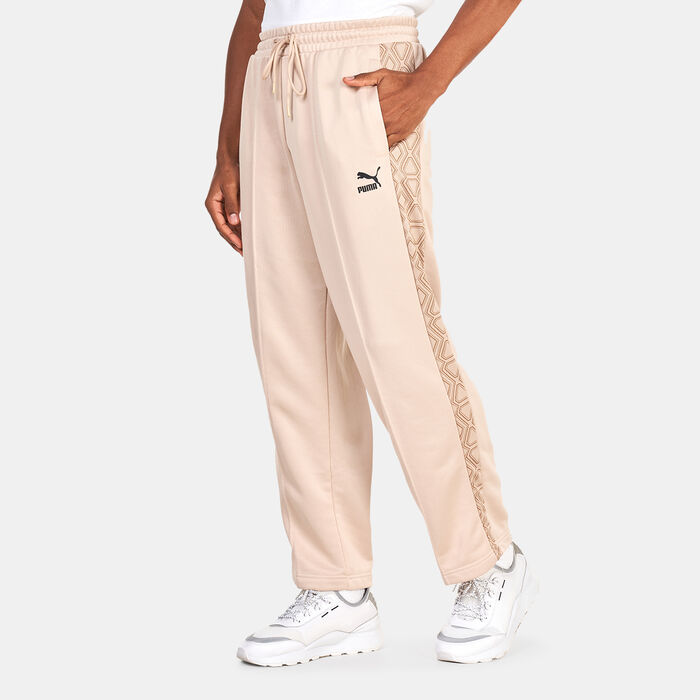 PUMA Men's T7 TREND 7ETTER Track Pants Brown image number 0
