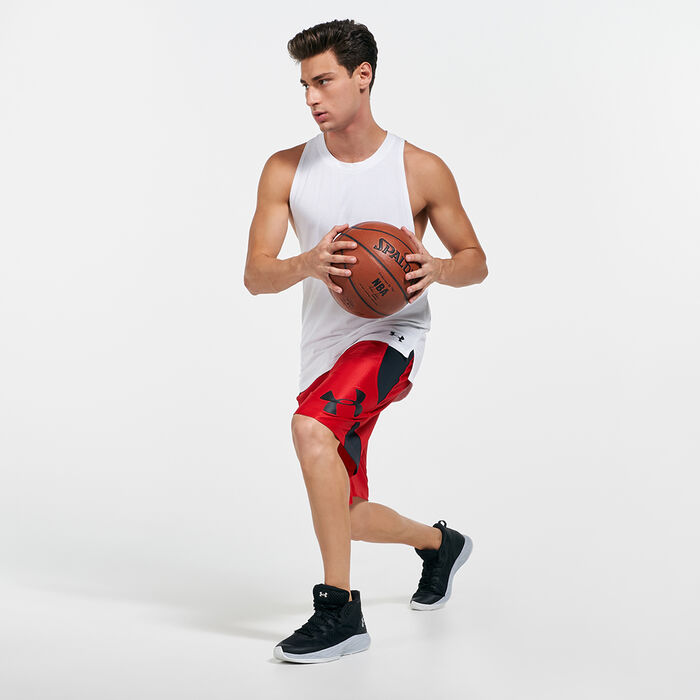 Under Armour Men's Perimeter Shorts Red Under Armour Men's Perimeter Shorts Red image number 2
