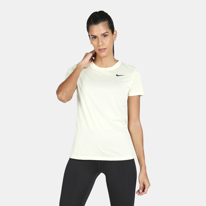 Nike Women's Dri-FIT Legend T-Shirt Green Nike Women's Dri-FIT Legend T-Shirt Green image number 0