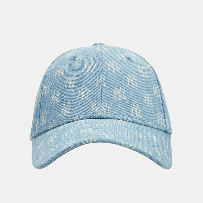 New Era Women's New York Yankees Denim Monogram 9FORTY Cap Blue New Era Women's New York Yankees Denim Monogram 9FORTY Cap Blue image number 0