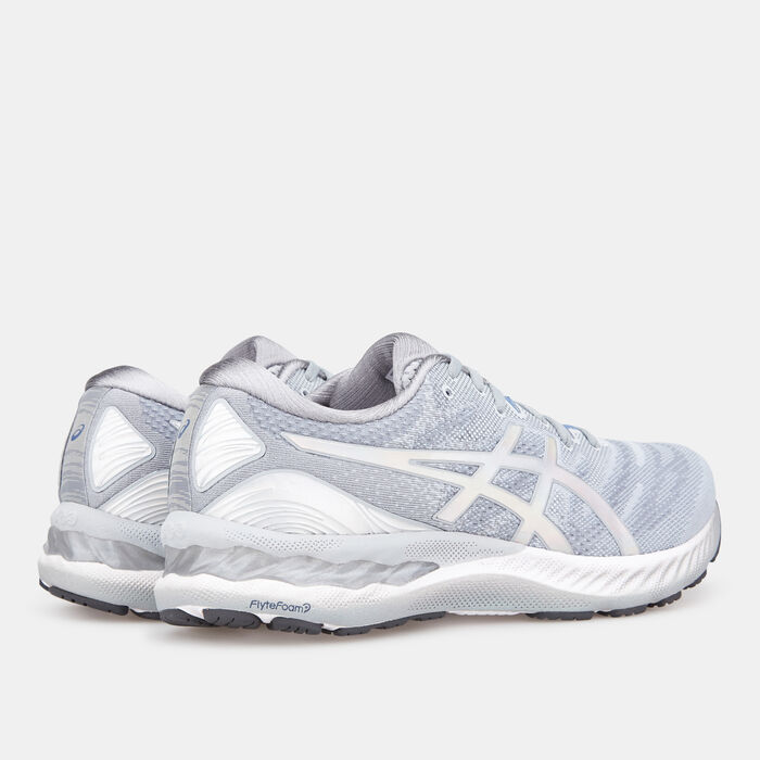 ASICS Men's GEL-NIMBUS 23 PLATINUM Shoe Grey ASICS Men's GEL-NIMBUS 23 PLATINUM Shoe Grey image number 2