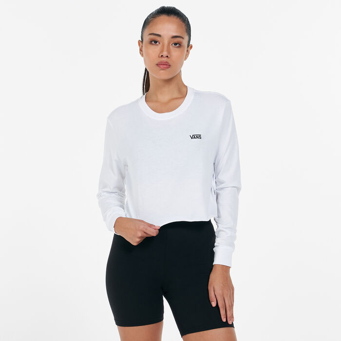 Vans Women's Junior V T-Shirt White Vans Women's Junior V T-Shirt White image number 0