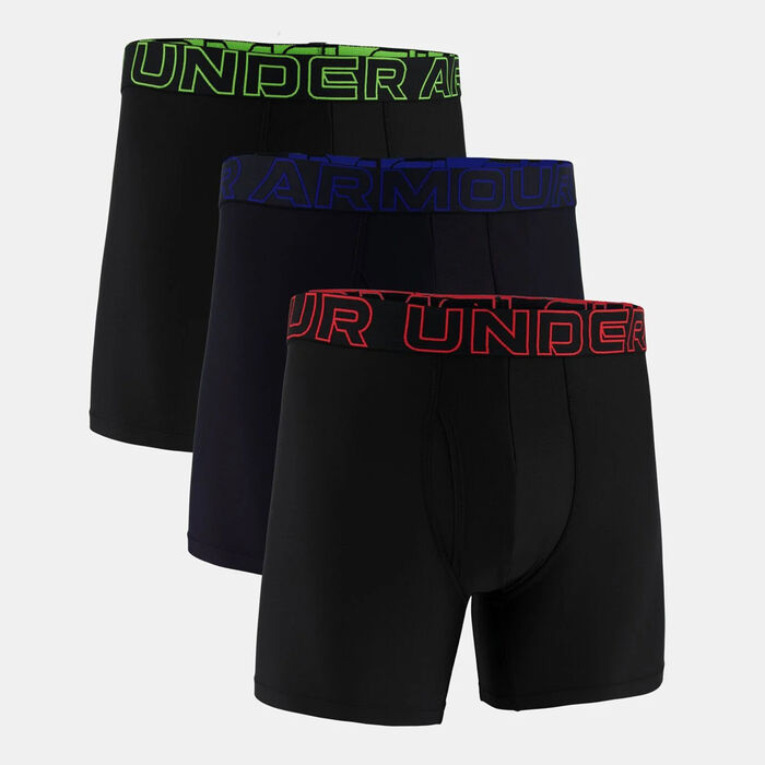 Under Armour Men's UA Performance Tech™ Training Boxers (3 Pairs) Black image number 2