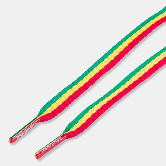 TUBELACES Flat Shoelaces (5 Pieces) Multi TUBELACES Flat Shoelaces (5 Pieces) Multi image number 0