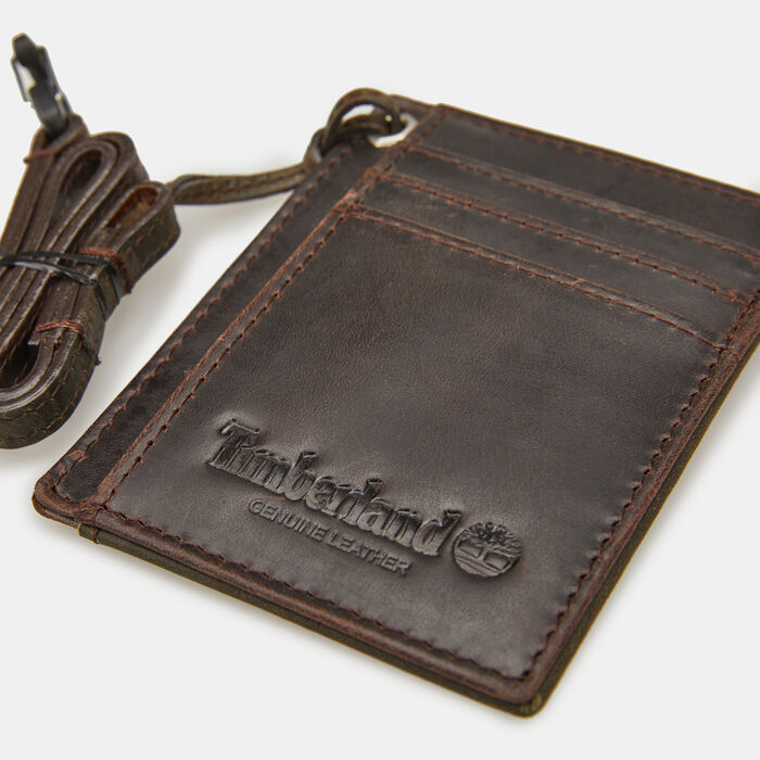 Timberland Men's Lanyard Wallet Brown Timberland Men's Lanyard Wallet Brown image number 2