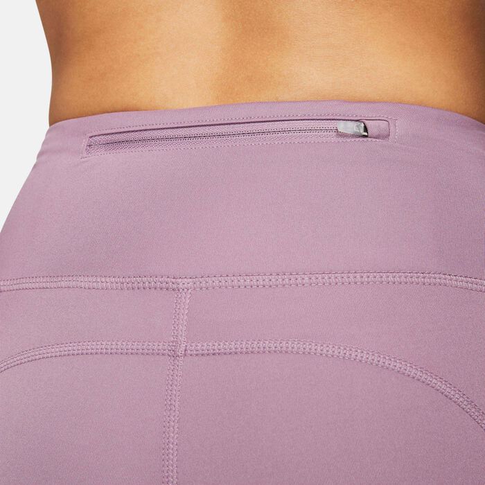 Nike Women's Epic Fast Mid-Rise Running Leggings Purple Nike Women's Epic Fast Mid-Rise Running Leggings Purple image number 3