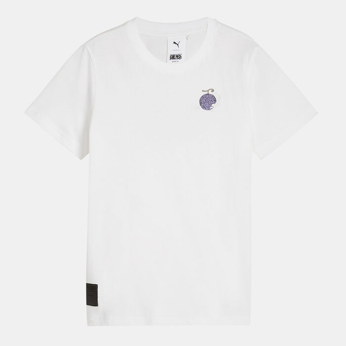 PUMA Kids' x One Piece Graphic T-Shirt White image number 0