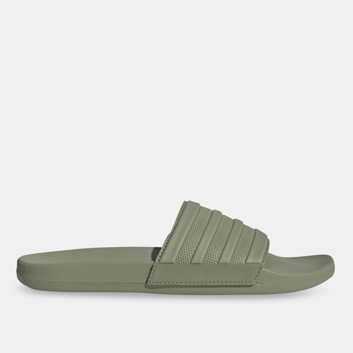 adidas Men's Adilette Comfort Slides Green adidas Men's Adilette Comfort Slides Green image number 0