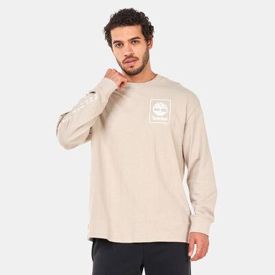 Timberland Men's Back Archive Graphic T-Shirt Grey