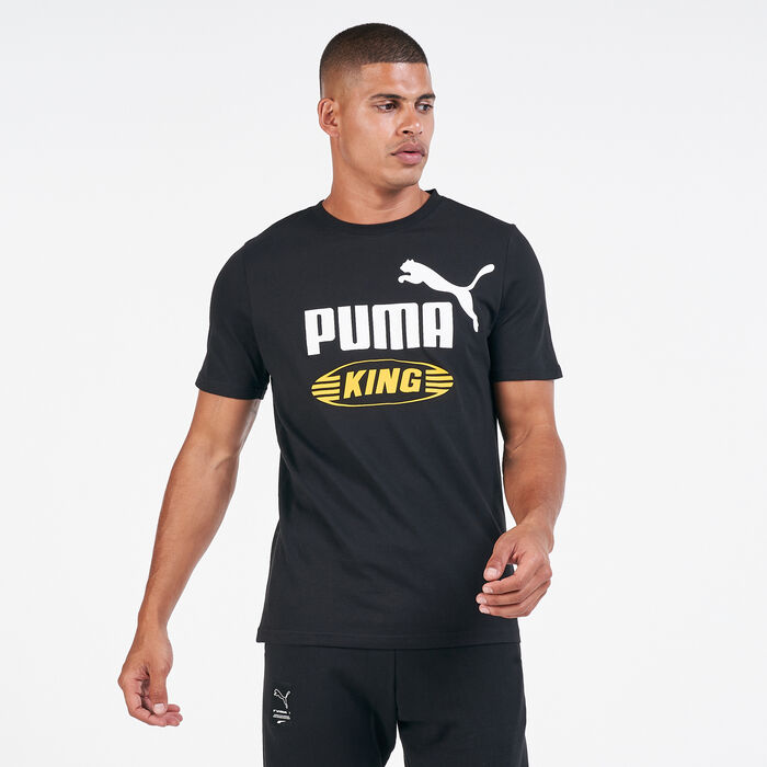 PUMA Men's Iconic KING T-Shirt Black PUMA Men's Iconic KING T-Shirt Black image number 0