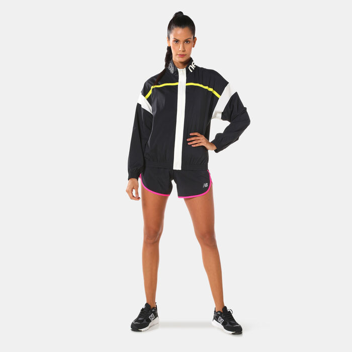 New Balance Women's Relentless Woven Jacket Black image number 2
