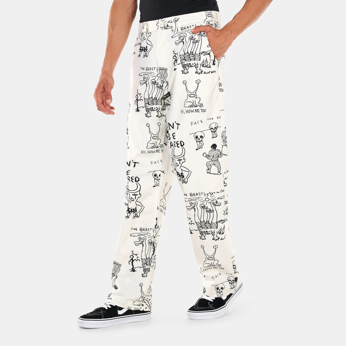 Vans Men's x Daniel Johnston Authentic Chino Pants White Vans Men's x Daniel Johnston Authentic Chino Pants White image number 0