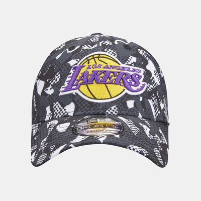 New Era Men's NBA Los Angeles Lakers Seasonal Print 9FORTY Cap Black New Era Men's NBA Los Angeles Lakers Seasonal Print 9FORTY Cap Black