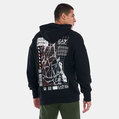 EA7 Emporio Armani Men's Graphic Pack Hoodie Black EA7 Emporio Armani Men's Graphic Pack Hoodie Black