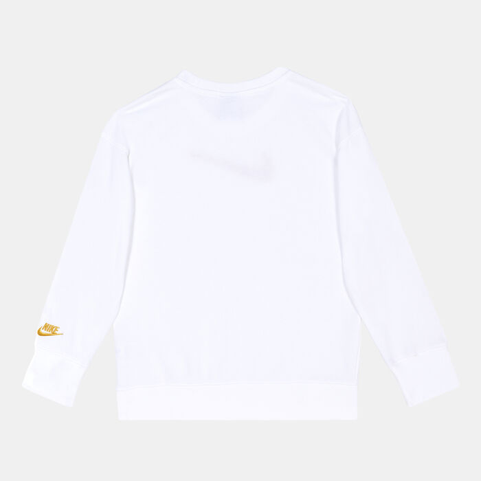Nike Kids' Sportswear French Terry Sweatshirt White Nike Kids' Sportswear French Terry Sweatshirt White image number 1