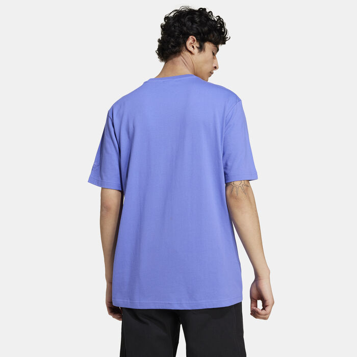 adidas Originals Men's Training Supply Street 4 T-Shirt Blue adidas Originals Men's Training Supply Street 4 T-Shirt Blue image number 1