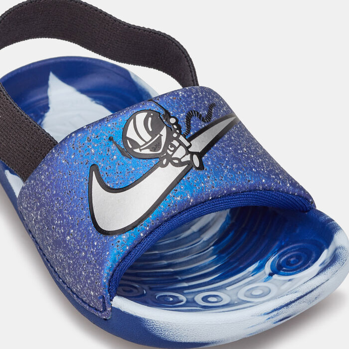 Nike Kids' Kawa SE Slides (Baby and Toddler) Blue Nike Kids' Kawa SE Slides (Baby and Toddler) Blue image number 4