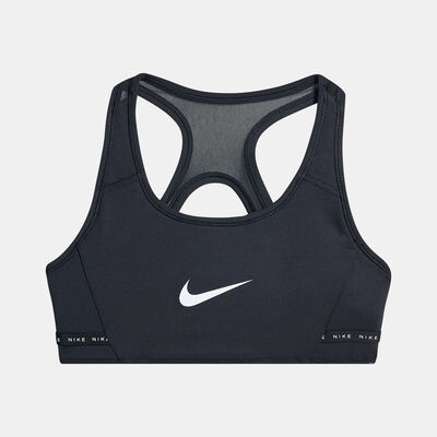 Nike Kids' Dri-FIT Swoosh Reversible Sports Bra Black Nike Kids' Dri-FIT Swoosh Reversible Sports Bra Black