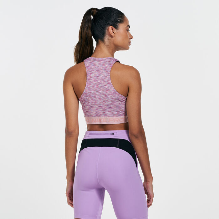 Nike Women's Pro Space-Dye Tank Top Pink Nike Women's Pro Space-Dye Tank Top Pink image number 1