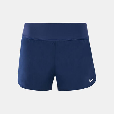 Nike Swim Women's Solid Element Swimming Shorts yellow