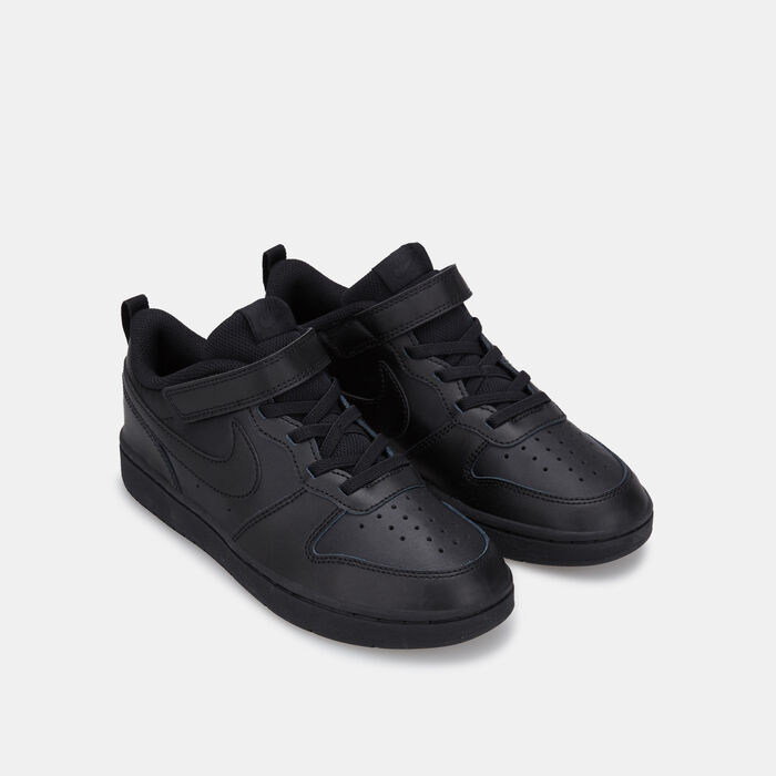 Nike Kids' Court Borough Low 2 Shoe (Younger Kids) Black Nike Kids' Court Borough Low 2 Shoe (Younger Kids) Black image number 1