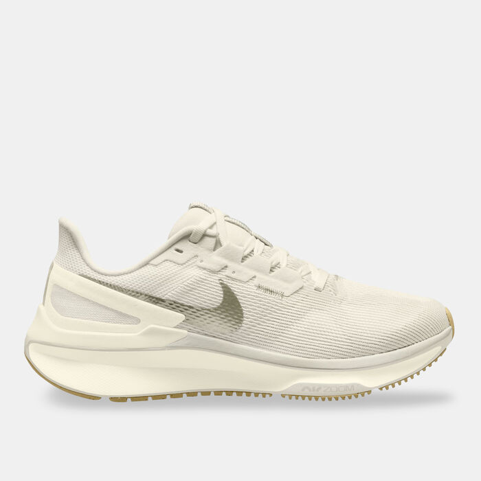 Nike Women's Air Zoom Structure 25 Shoe Ivory Nike Women's Air Zoom Structure 25 Shoe Ivory image number 0