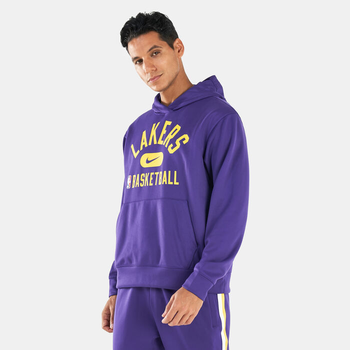 Nike Men's Dri-FIT NBA Los Angeles Lakers Spotlight Hoodie Purple Nike Men's Dri-FIT NBA Los Angeles Lakers Spotlight Hoodie Purple image number 0