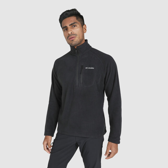 Columbia Men's Fast Trek™ III Half Zip Fleece Jacket Black image number 0