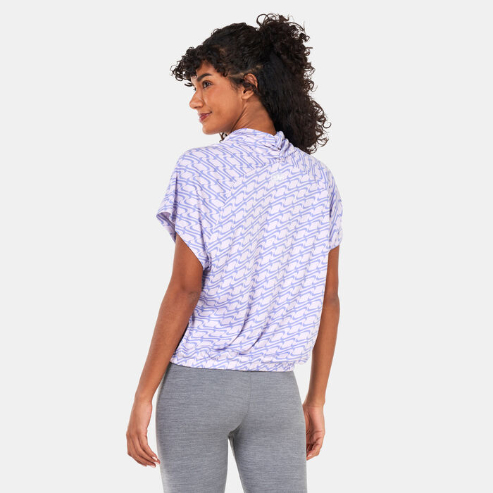 Nike Women's Dri-FIT Icon Clash T-Shirt Purple image number 1