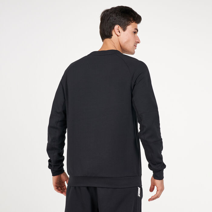 Nike Men's Sportswear Fleece Sweatshirt Black Nike Men's Sportswear Fleece Sweatshirt Black image number 1