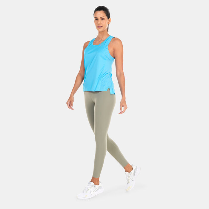 Nike Women's Dri-FIT Race Running Singlet Blue Nike Women's Dri-FIT Race Running Singlet Blue image number 2