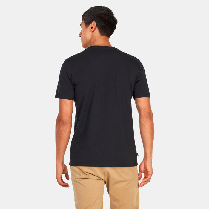 Timberland Men's Linear Logo Seasonal Camo T-Shirt Black image number 1