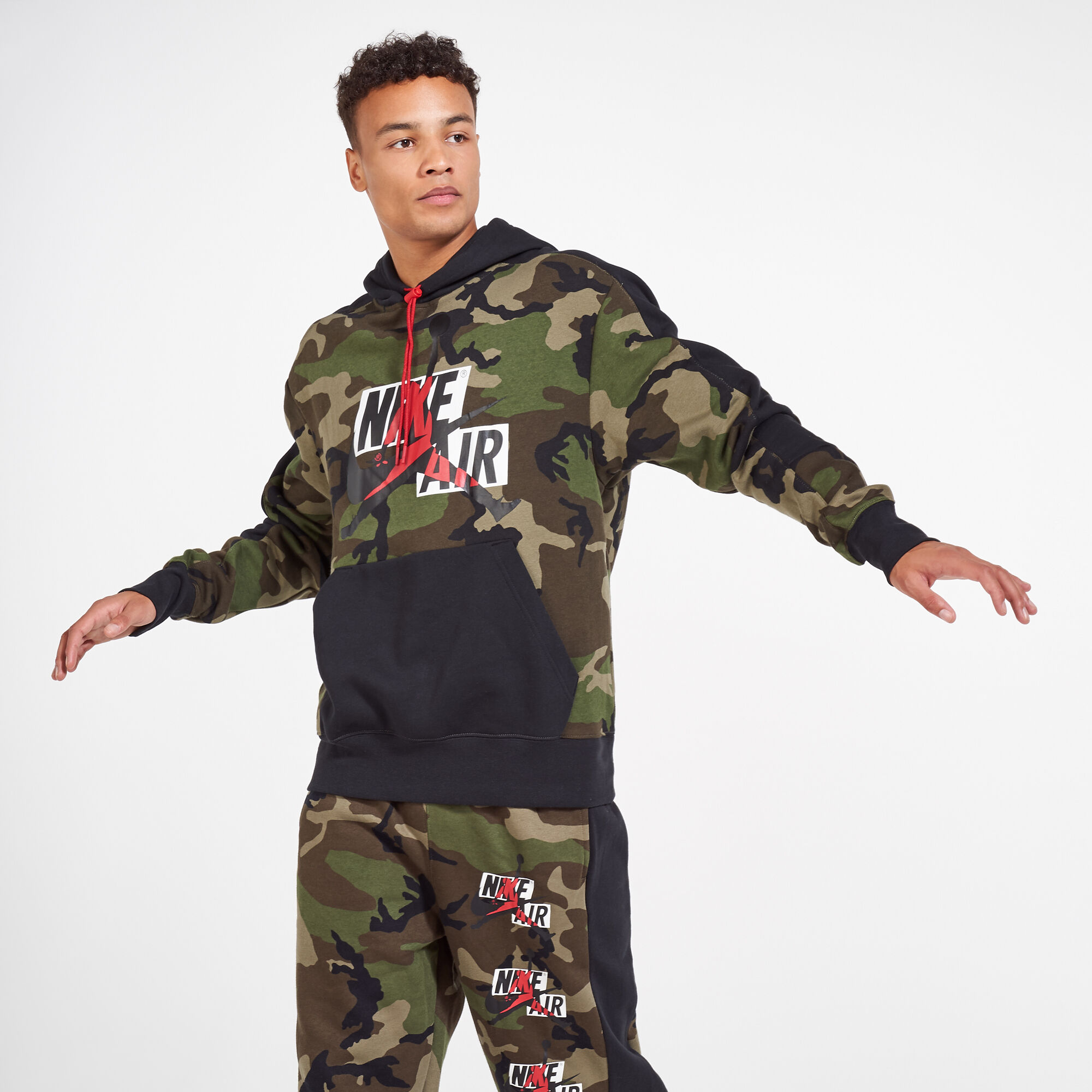 Jordan jumpman camo cheap over the head