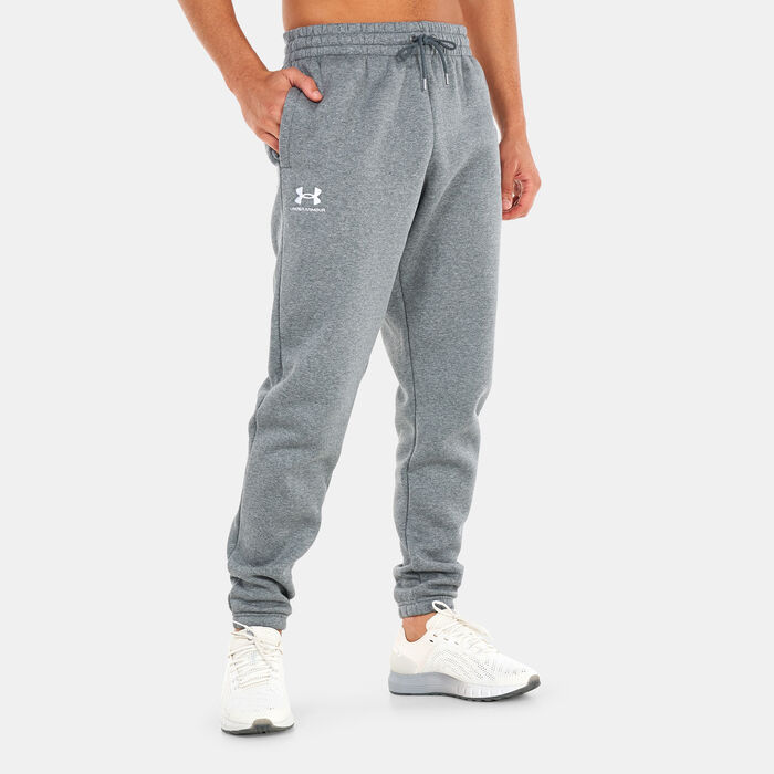 Under Armour Men's UA Essential Fleece Joggers Grey Under Armour Men's UA Essential Fleece Joggers Grey image number 0