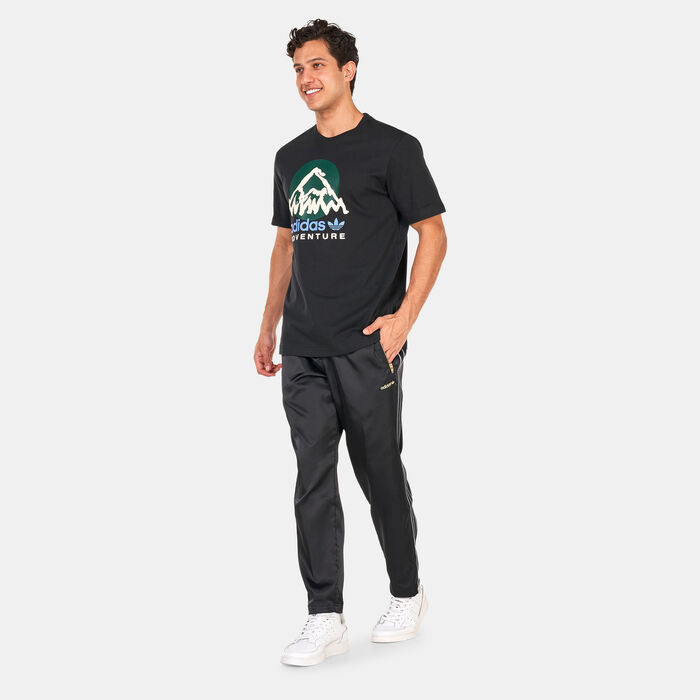 adidas Originals Men's Adventure Mountain Front T-Shirt Black adidas Originals Men's Adventure Mountain Front T-Shirt Black image number 2