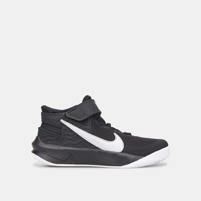 Nike Kids' Team Hustle D10 FlyEase Shoe Black Nike Kids' Team Hustle D10 FlyEase Shoe Black