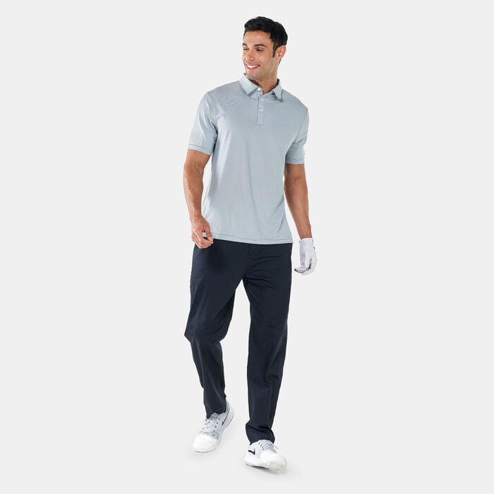 Nike Golf Men's Golf Dri-FIT Player Striped Polo T-Shirt Green Nike Golf Men's Golf Dri-FIT Player Striped Polo T-Shirt Green image number 2