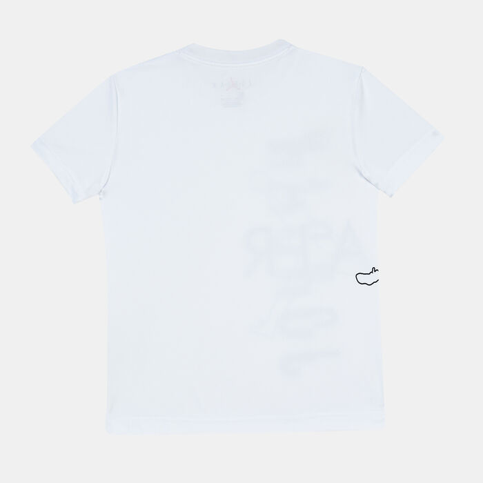Jordan Kids' Air Strike T-Shirt White Jordan Kids' Air Strike T-Shirt White image number 1