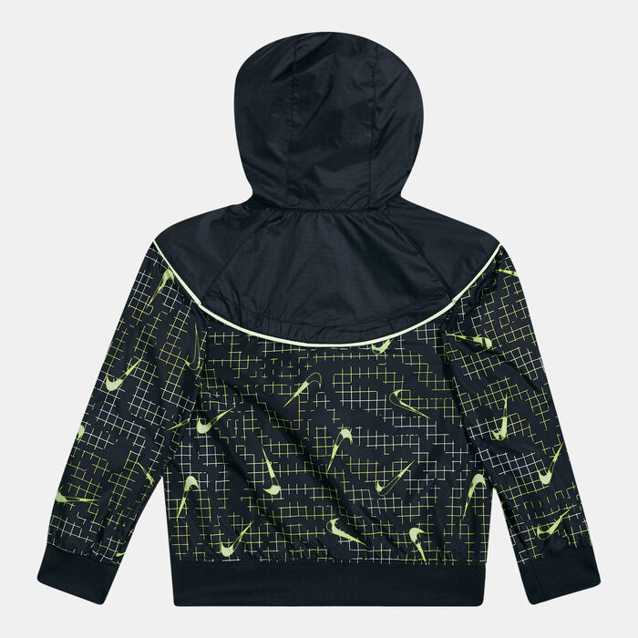Nike Kids' Glow-In-The-Dark Windrunner Jacket Black image number 1