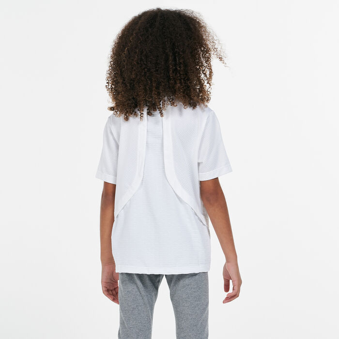 Nike Kids' Dri-FIT Instacool T-Shirt White Nike Kids' Dri-FIT Instacool T-Shirt White image number 1