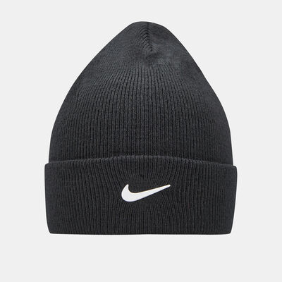 Nike Kids' Peak Metal Swoosh Beanie Black Nike Kids' Peak Metal Swoosh Beanie Black