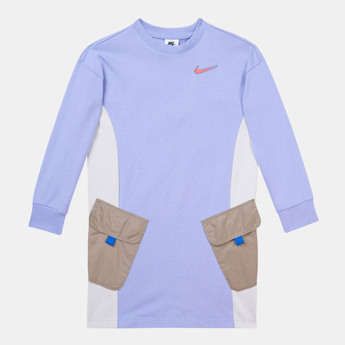 Nike Kids' Sportswear Dress (Older Kids) Blue Nike Kids' Sportswear Dress (Older Kids) Blue image number 0
