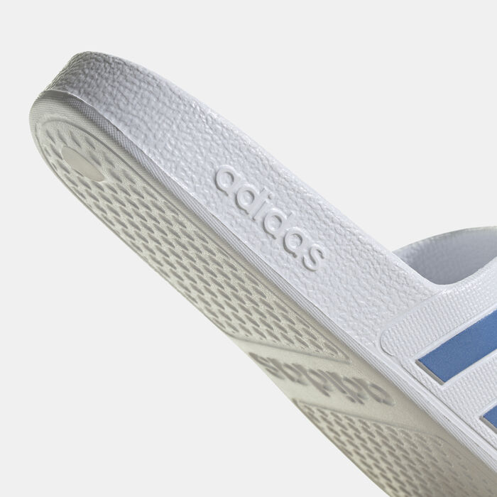 adidas Women's Adilette Aqua Slides White adidas Women's Adilette Aqua Slides White image number 5