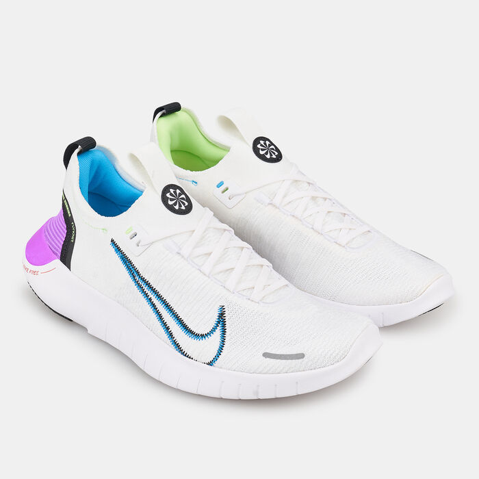 Nike Men's Free Run Flyknit Next Nature Shoe White image number 1